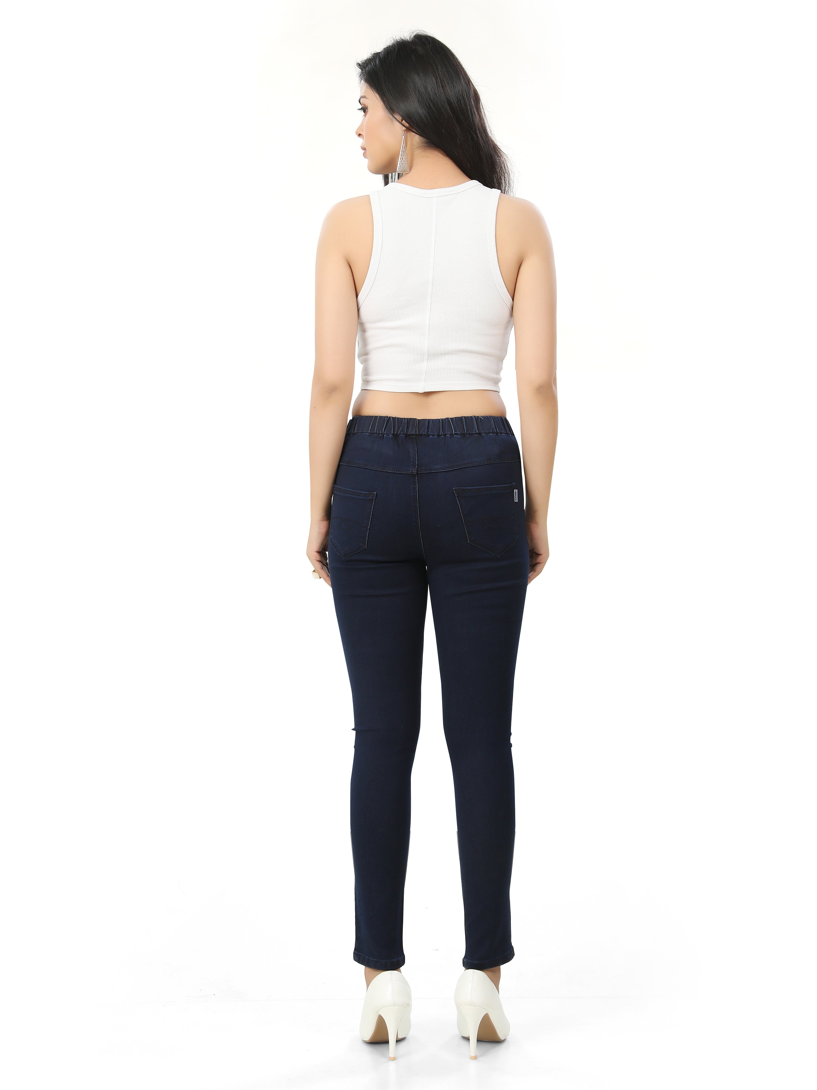 Ankle Length Skinny Fit Jeggings