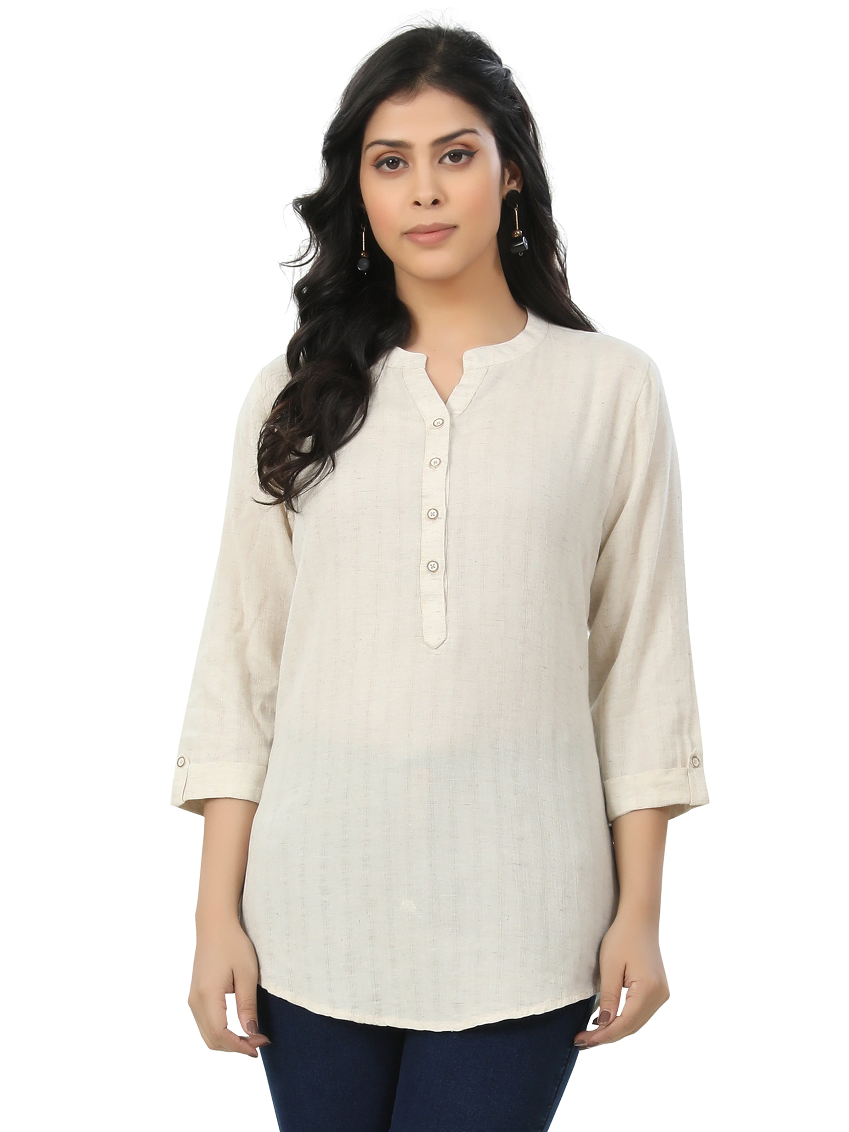 Cotton Handloom Short Kurta