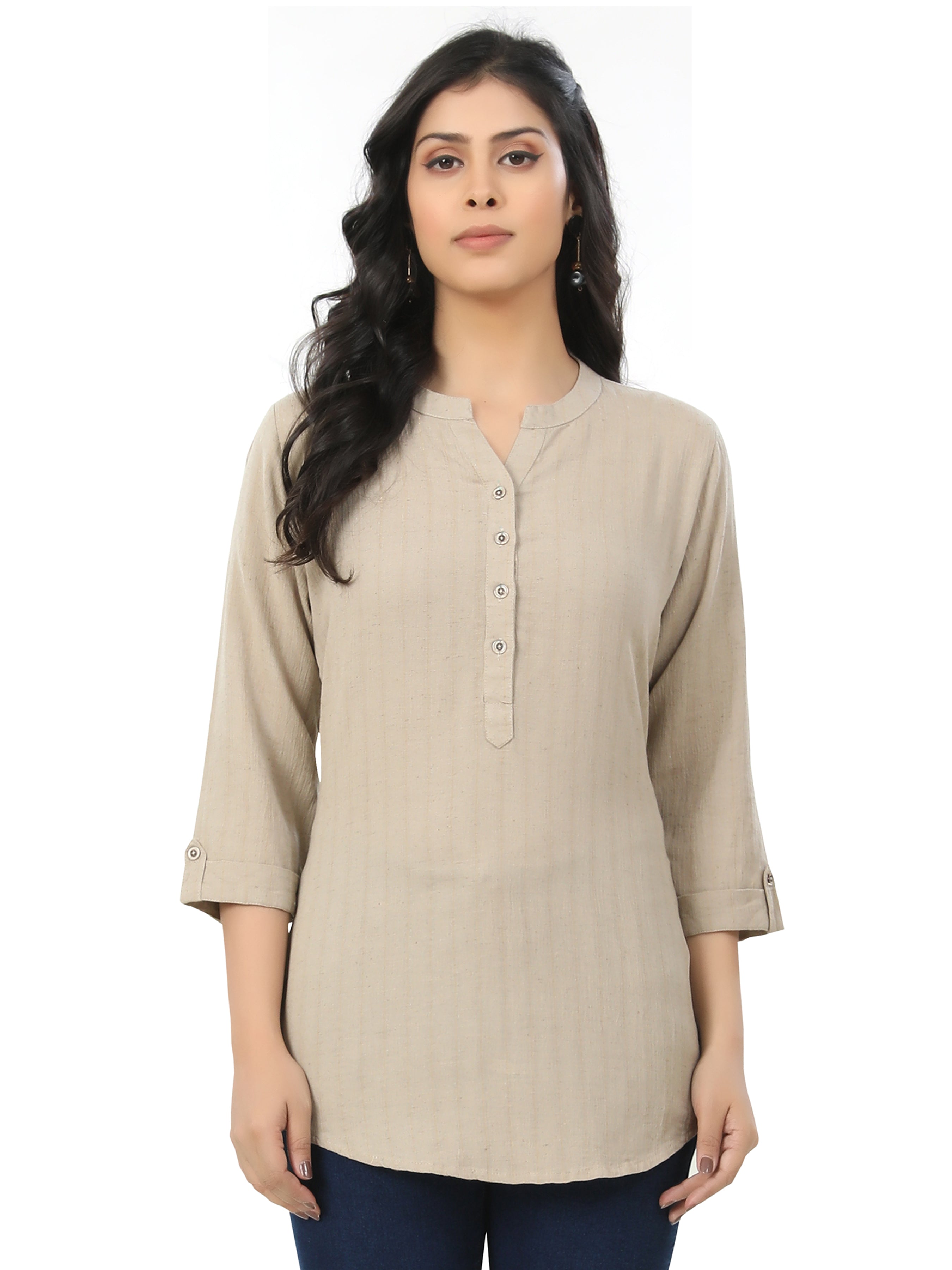Cotton Handloom Short Kurta