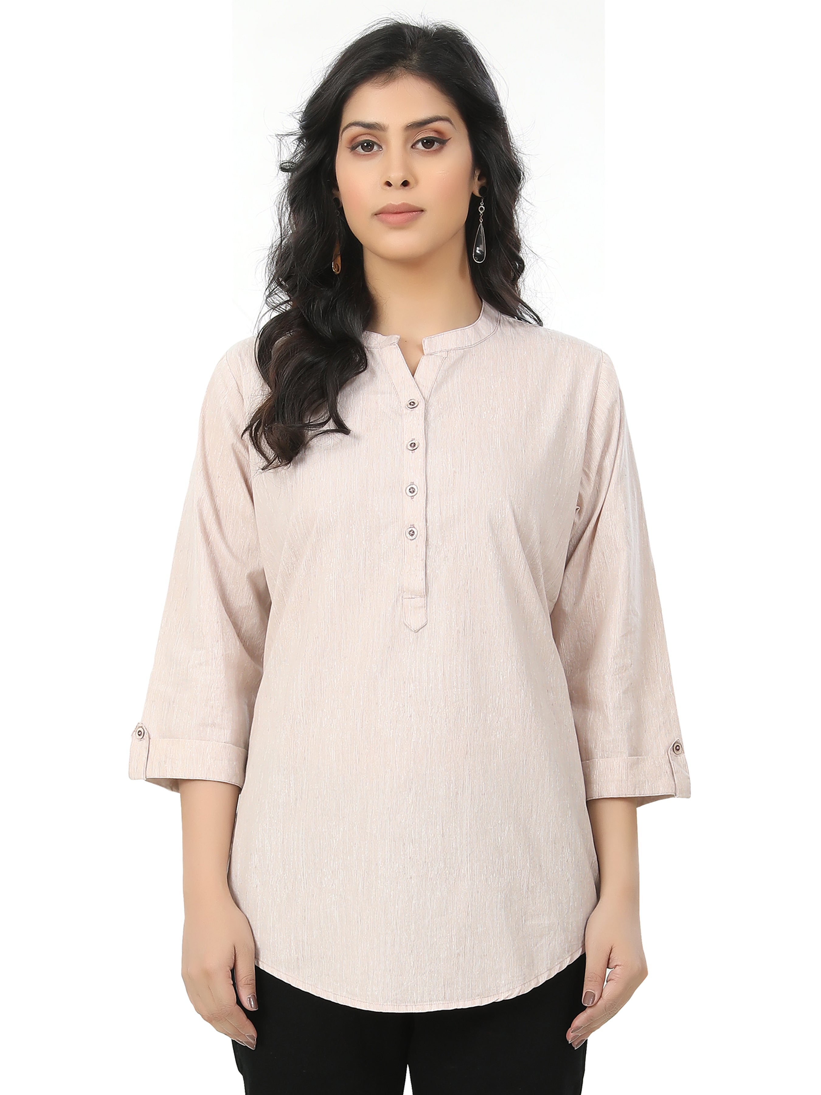 Textured Cotton Tunic Kurta