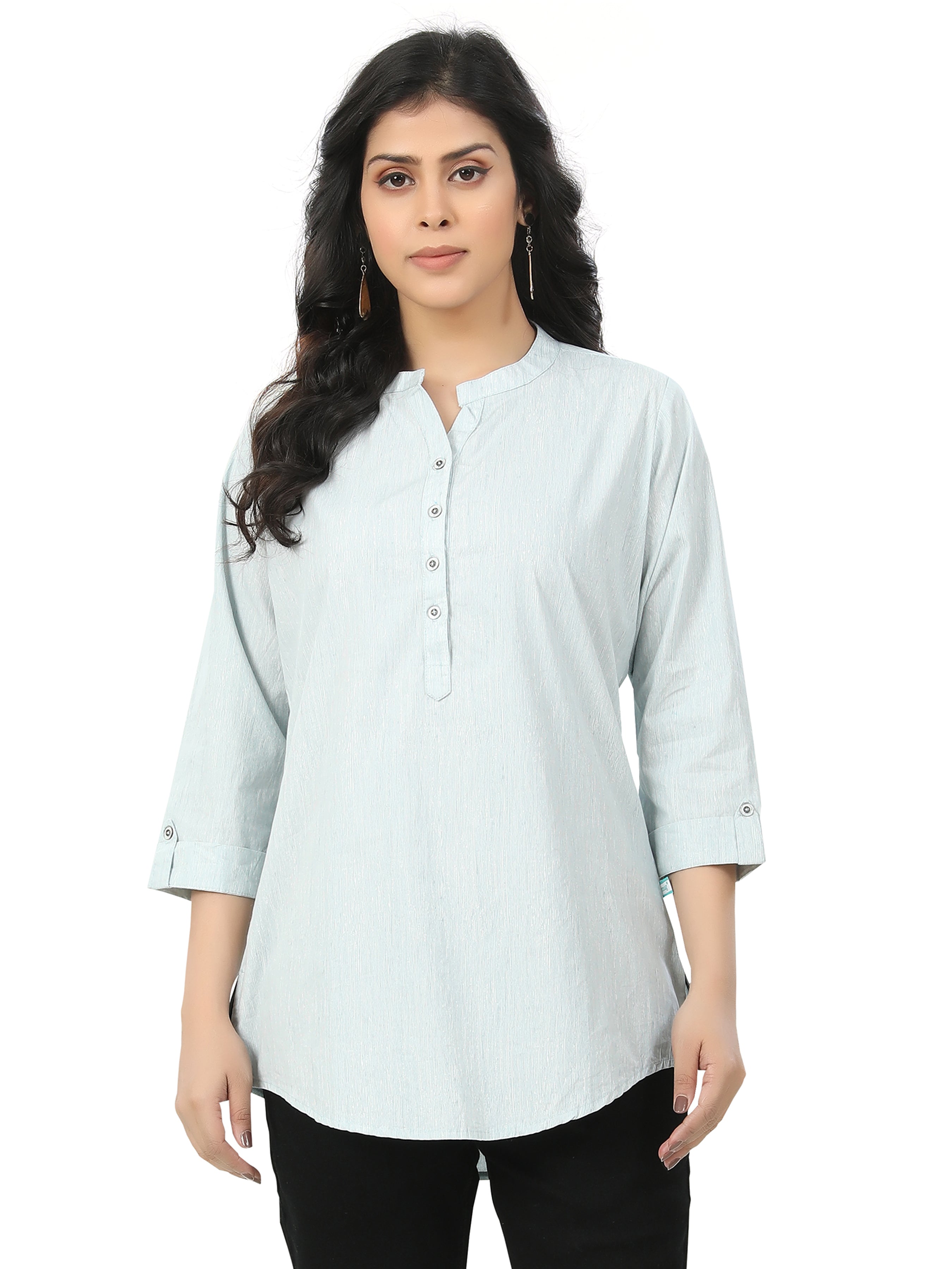 Textured Cotton Tunic Kurta