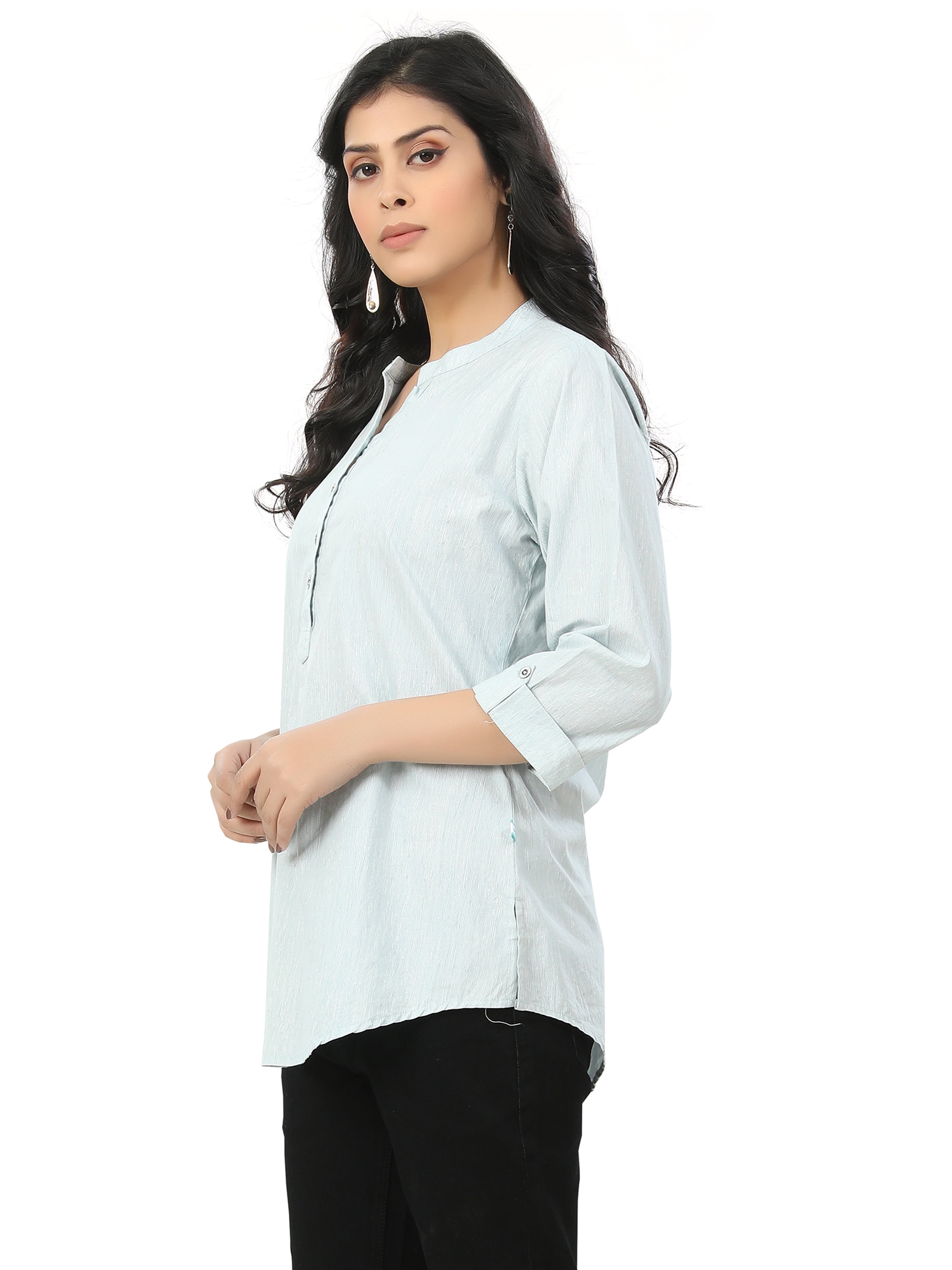 Textured Cotton Tunic Kurta