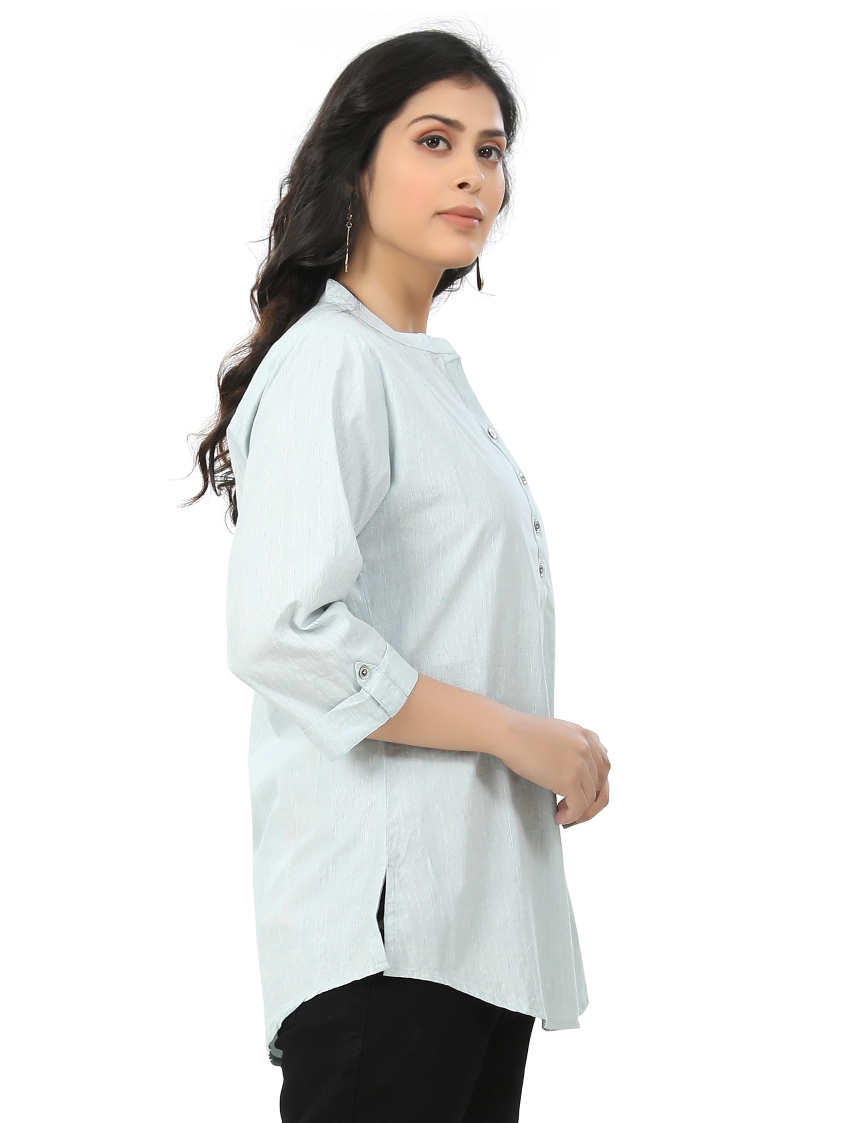 Textured Cotton Tunic Kurta
