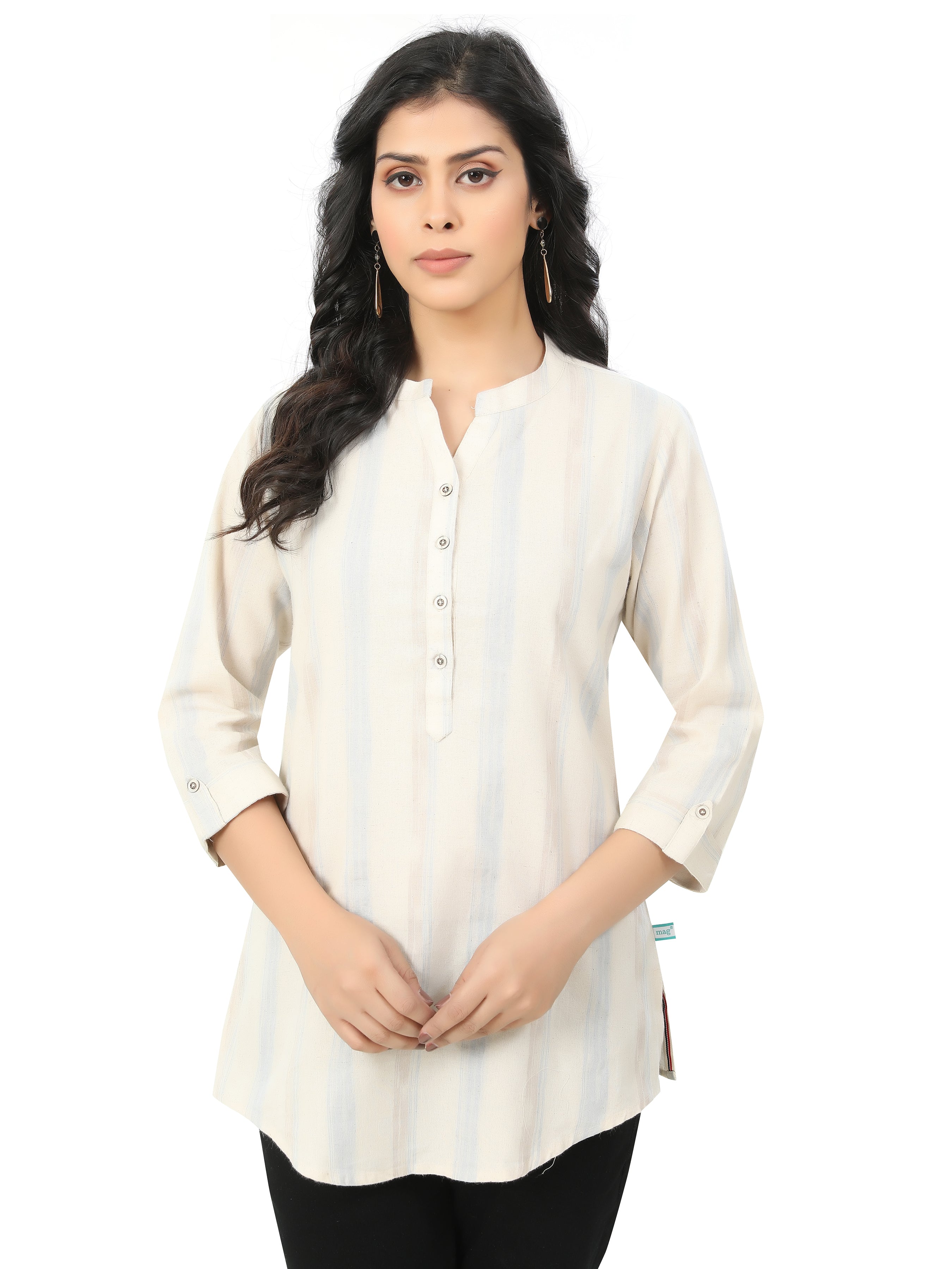 Cotton Linen Printed Kurta